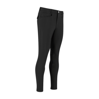 Calças de equitação Kentucky Mexico com grip nos joelhos para homem Preto Calças de equitação Kentucky Mexico com grip nos joelhos para homem Preto