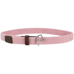 Cinto entrançado Equithème EK-Horse Rosa