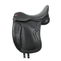 Sela de dressage Brindisi em couro PU Preto