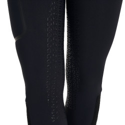 Calças slim fit femininas de cintura alta Equestro Ridertechnology full grip