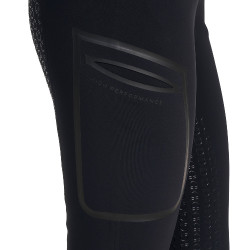 Calças slim fit femininas de cintura alta Equestro Ridertechnology full grip