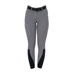 Calça slim fit feminina cintura alta Equestro Ridertechnology costuras termosoldadas