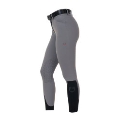 Calça slim fit feminina cintura alta Equestro Ridertechnology costuras termosoldadas