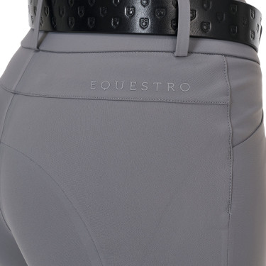 Calça slim fit feminina cintura alta Equestro Ridertechnology costuras termosoldadas