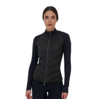 Casaco técnico feminino Equestro Ridertechnology Hybrid Preto