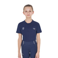 T-shirt unissex infantil corte slim Equestro X Fise Blazer marinho Azul-marinho T-shirt unissex infantil corte slim Equestro X Fise Blazer marinho Azul-marinho