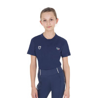 T-shirt unissex infantil corte slim Equestro X Fise Blazer marinho Azul-marinho T-shirt unissex infantil corte slim Equestro X Fise Blazer marinho Azul-marinho