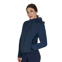 Softshell mulher linha dobrável Blazer marinho Azul-marinho