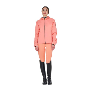 Softshell mulher linha dobrável Flor do deserto Rosa