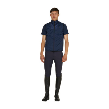 Colete masculino linha dobrável Blazer marinho Azul-marinho