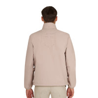 Softshell homem logótipo nas costas Oxford bronzeado Rosa