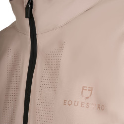 Softshell homem logótipo nas costas Oxford bronzeado Rosa