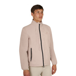 Softshell homem logótipo nas costas Oxford bronzeado Rosa