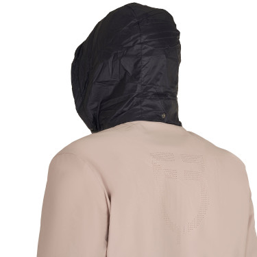 Softshell homem logótipo nas costas Oxford bronzeado Rosa