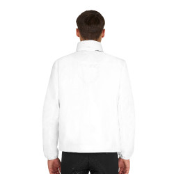 Softshell homem logótipo nas costas Branco
