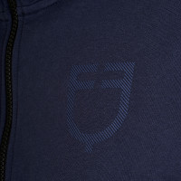 Moletom masculino com capuz ajustável e zíper Blazer marinho Azul-marinho