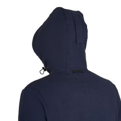Moletom masculino com capuz ajustável e zíper Blazer marinho Azul-marinho