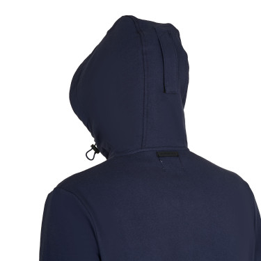 Moletom masculino com capuz ajustável e zíper Blazer marinho Azul-marinho