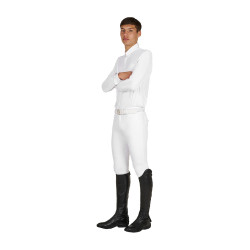 Polo de homem de concurso com camisa