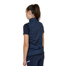 Colete infantil unissexo linha Foldable Blazer marinho Azul-marinho