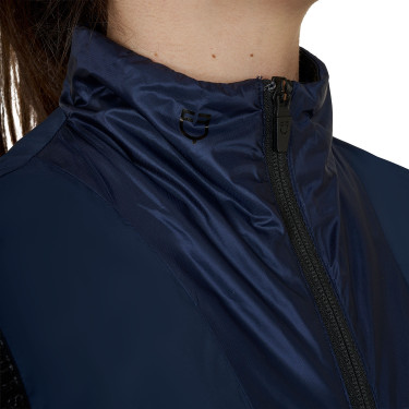 Colete infantil unissexo linha Foldable Blazer marinho Azul-marinho