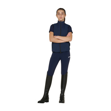 Colete infantil unissexo linha Foldable Blazer marinho Azul-marinho