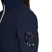 Softshell infantil unissex logótipo nas costas Blazer marinho Azul-marinho