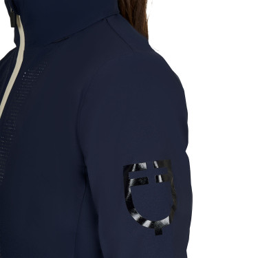 Softshell infantil unissex logótipo nas costas Blazer marinho Azul-marinho