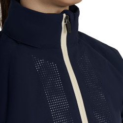 Softshell infantil unissex logótipo nas costas Blazer marinho Azul-marinho