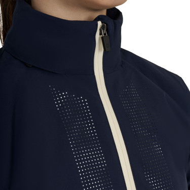 Softshell infantil unissex logótipo nas costas Blazer marinho Azul-marinho