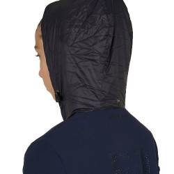 Softshell infantil unissex logótipo nas costas Blazer marinho Azul-marinho