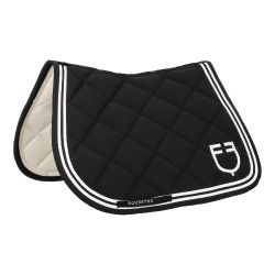 Sela de salto Double Stripes em tecido técnico Preto / branco