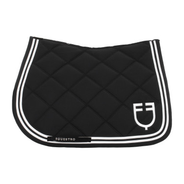 Sela de salto Double Stripes em tecido técnico Preto / branco