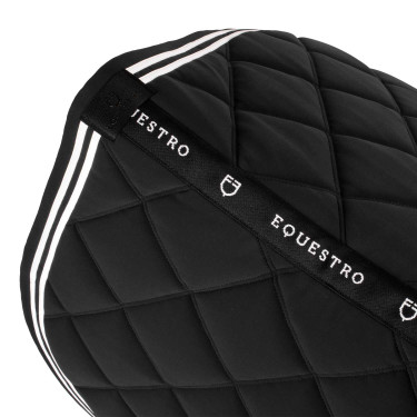 Sela de salto Double Stripes em tecido técnico Preto / branco
