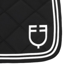 Sela de salto Double Stripes em tecido técnico Preto / branco