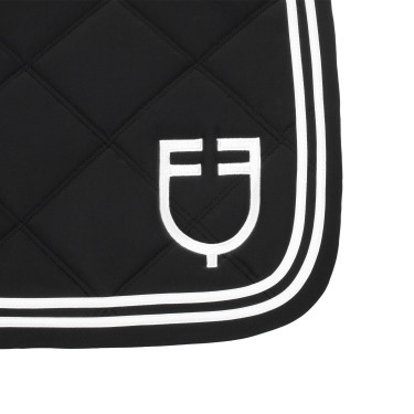 Sela de salto Double Stripes em tecido técnico Preto / branco
