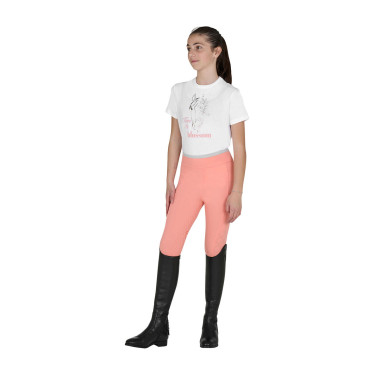 T-shirt infantil Time to Blossom em algodão Branco