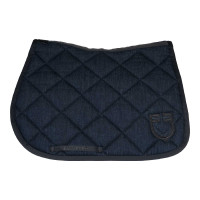 Manta de salto em tecido técnico efeito denim Denim azul