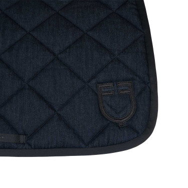 Manta de salto em tecido técnico efeito denim Denim azul