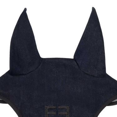 Touca em tecido técnico efeito denim com logótipo Denim azul