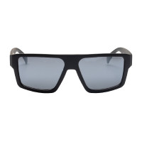 Óculos de sol esportivos polarizados modelo Sunniva Preto mate / prata revo