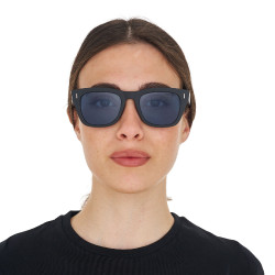 Óculos de sol esportivos polarizados modelo Solana Preto fosco / azul