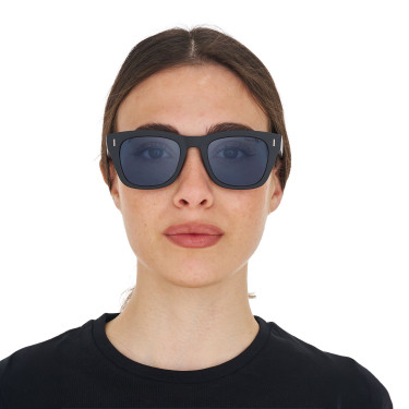 Óculos de sol esportivos polarizados modelo Solana Preto fosco / azul