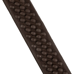 Répias de couro com grip de borracha