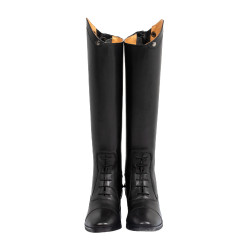 Botas infantis Eris em couro Preto