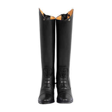 Botas infantis Eris em couro Preto