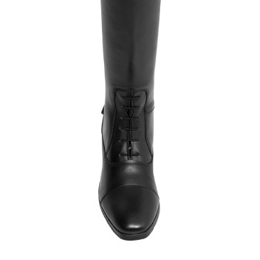 Botas infantis Eris em couro Preto
