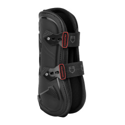 Paratendões em poliuretano e acolchoamento em neoprene Preto