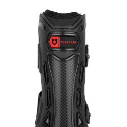 Paratendões em poliuretano e acolchoamento em neoprene Preto