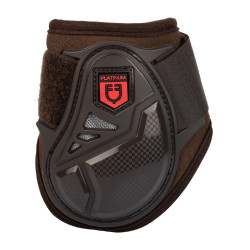 Quartelas para cavalos jovens em poliuretano e neoprene Castanho escuro